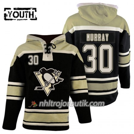 Barn Ishockey Pittsburgh Penguins Matt Murray 30 Svart Sawyer Hooded Sweatshirt